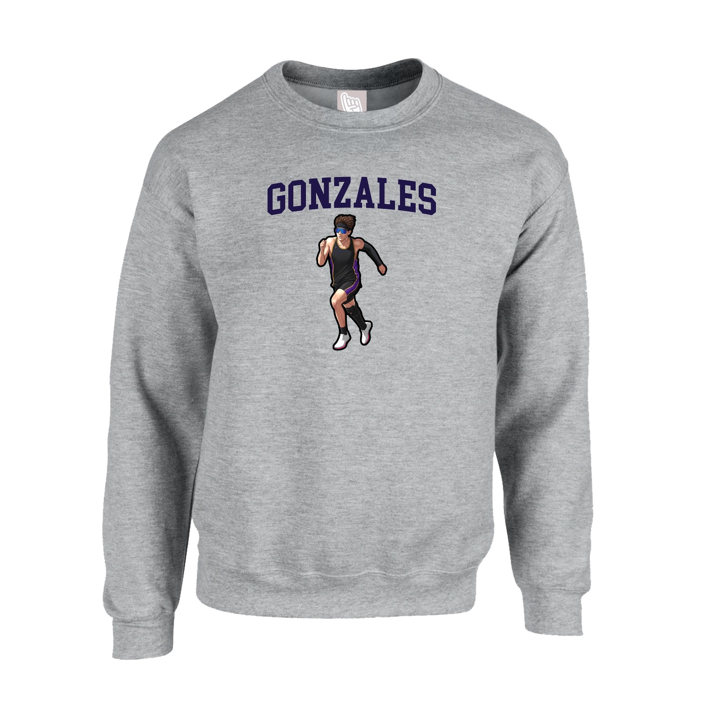 Fleece Crew — Shirsey in Grey