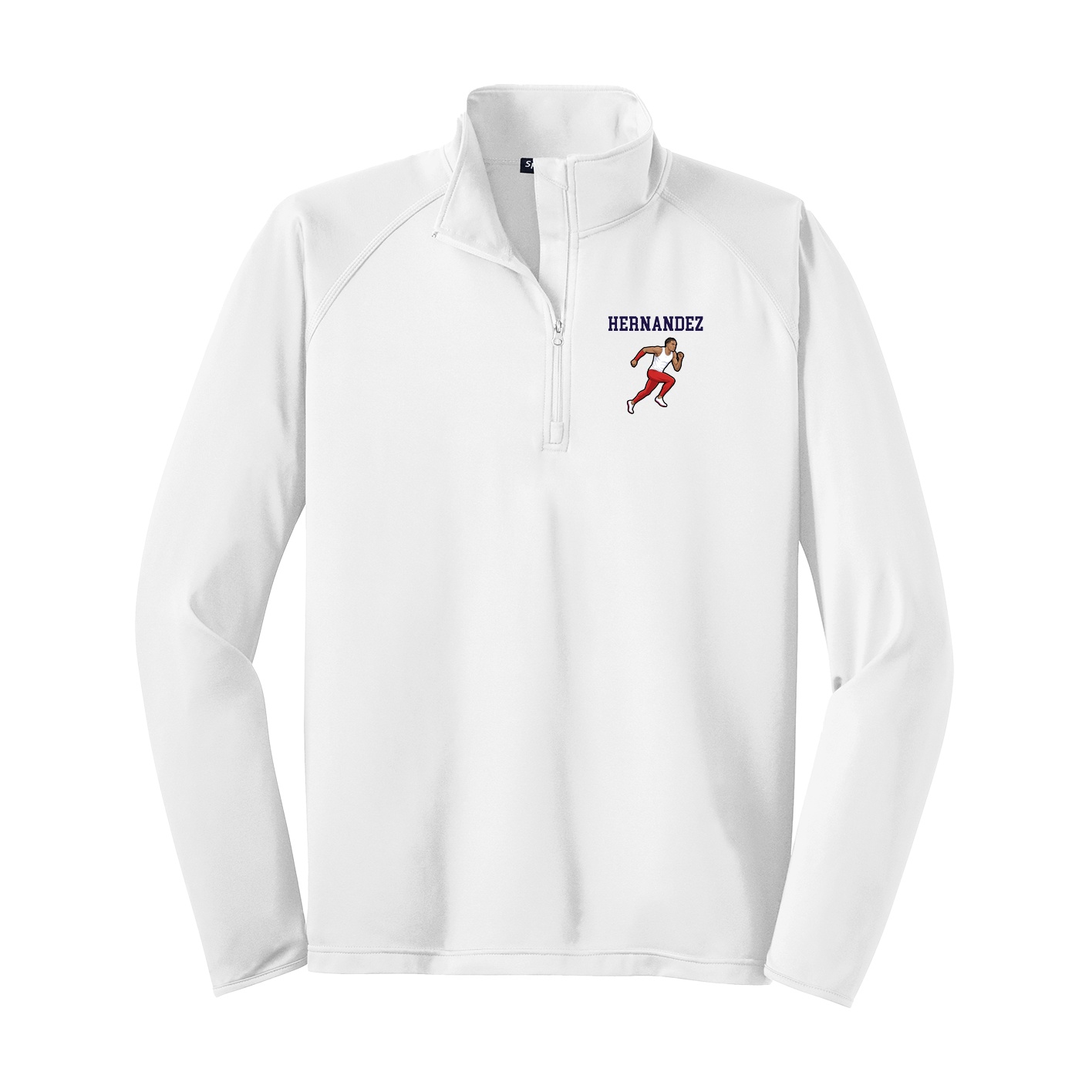 Q-Zip Pullover — Shirsey in White