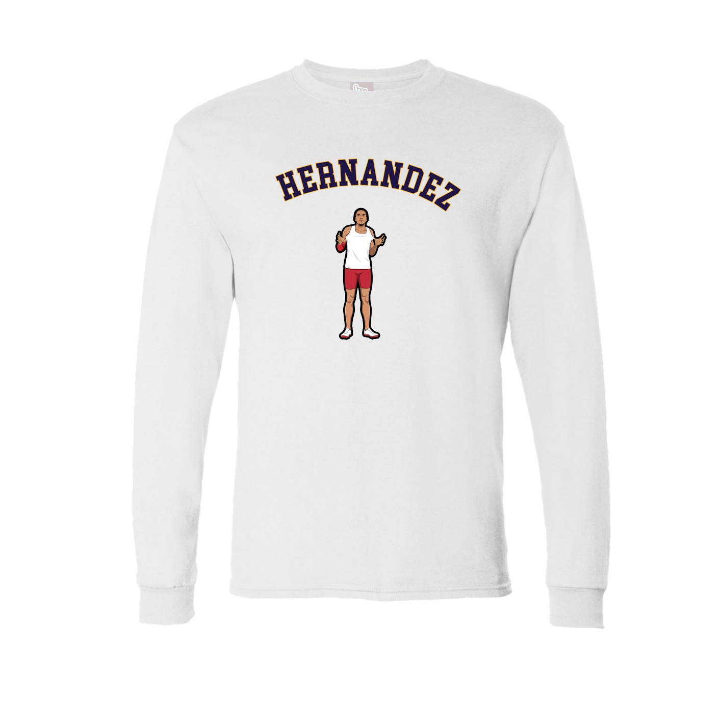 Long Sleeve Tee — Shirsey Arch in White