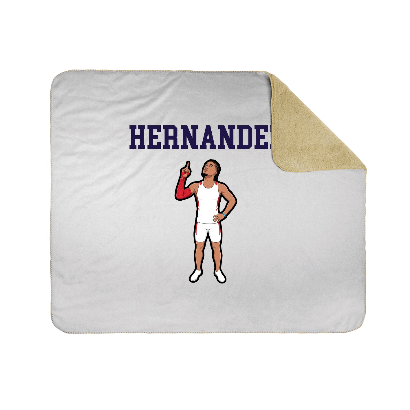 Throw Blanket — Shirsey in White