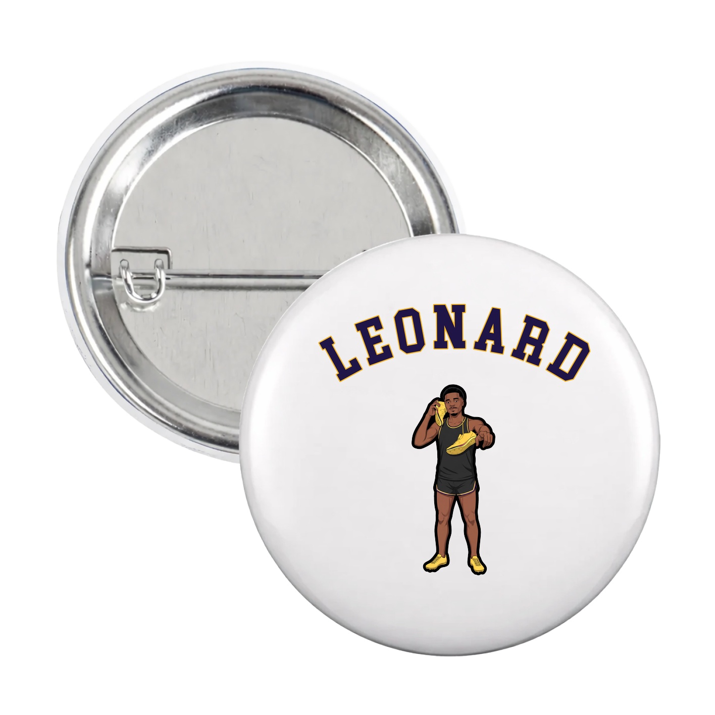 Game Day Button — Shirsey Arch in White