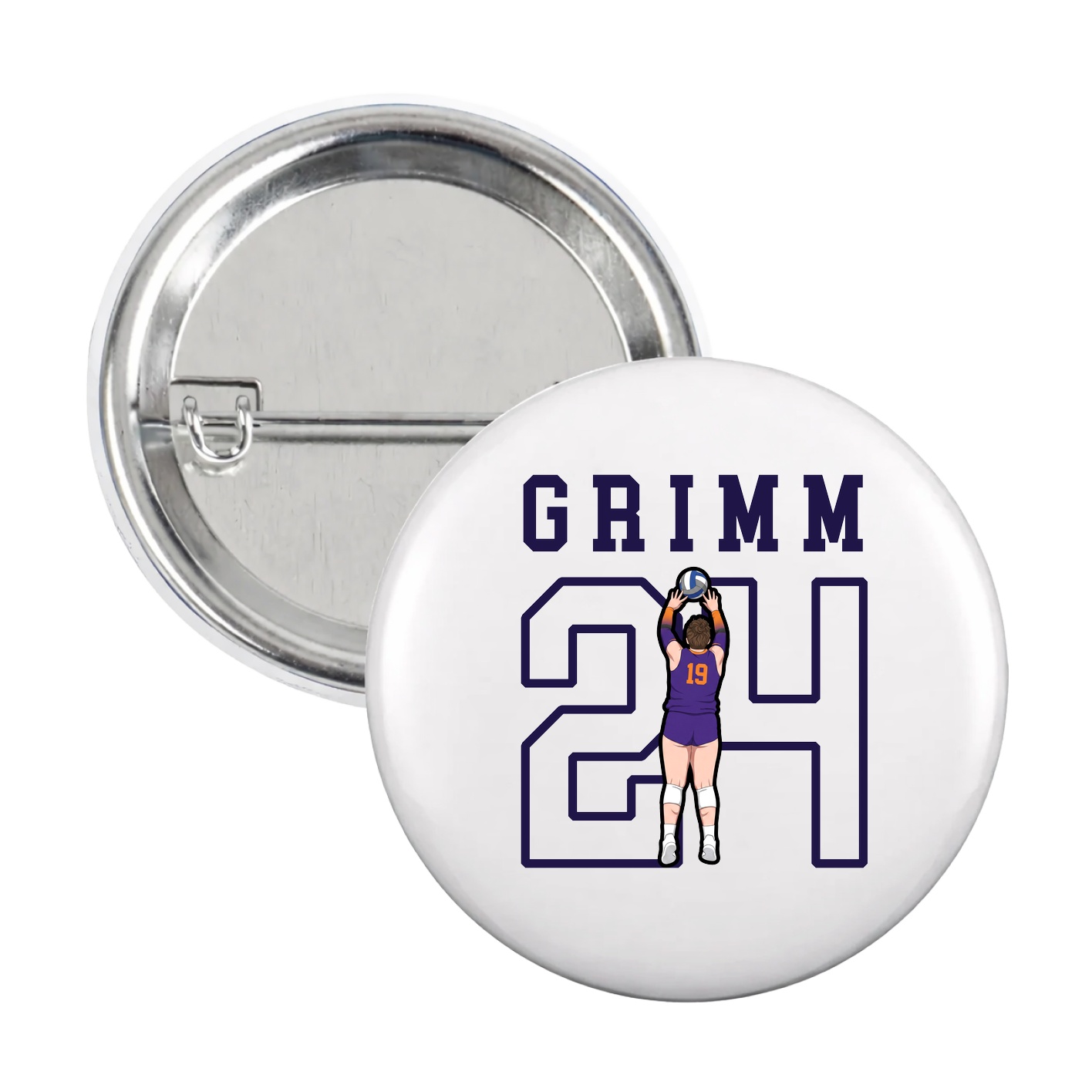 Game Day Button — Shirsey in White