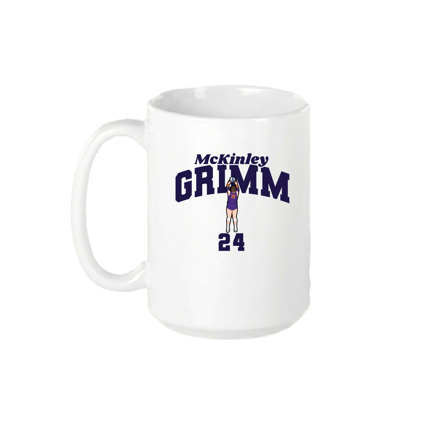 15oz Coffee Mug — Signature Arch in White