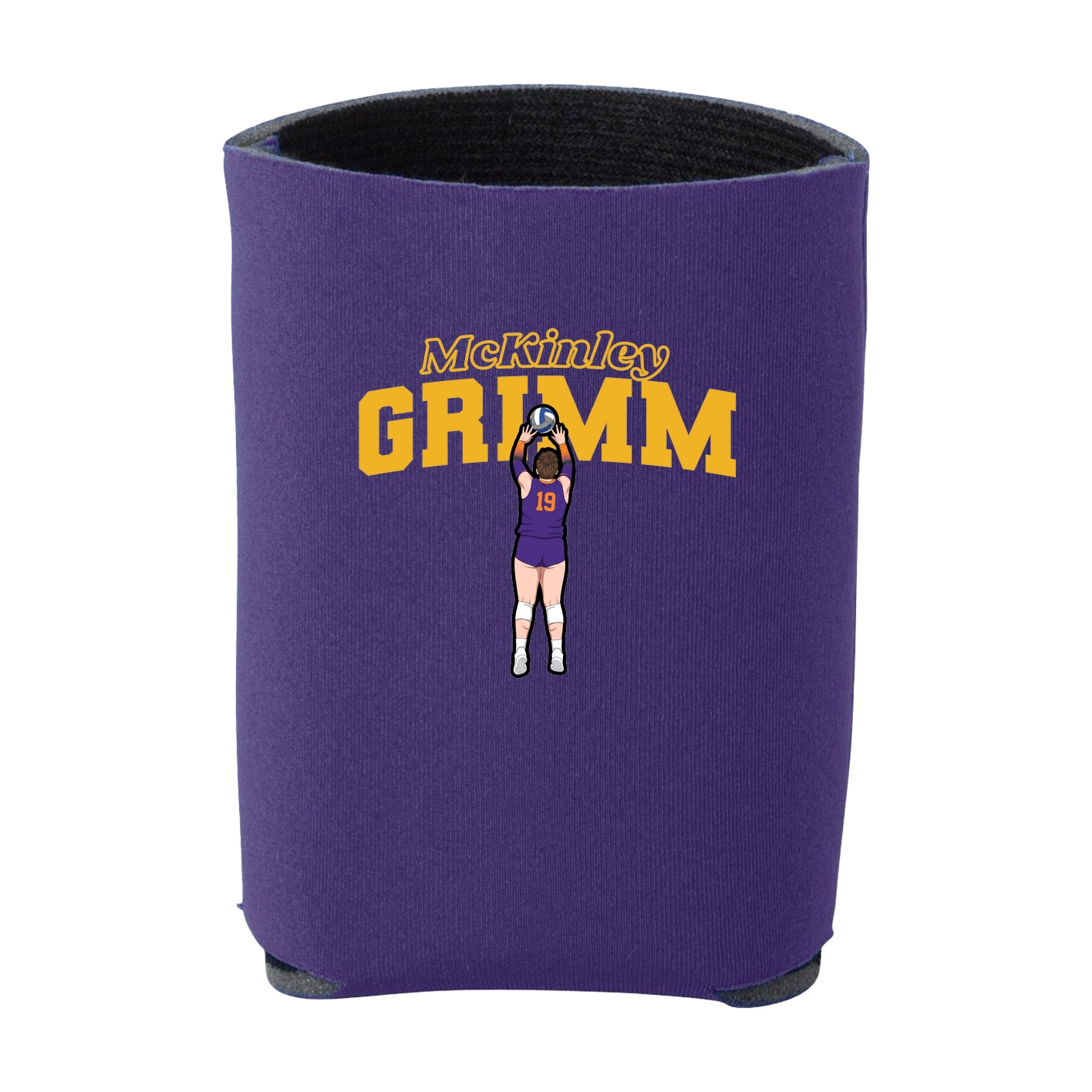 Can Holder — Name Arch in Purple