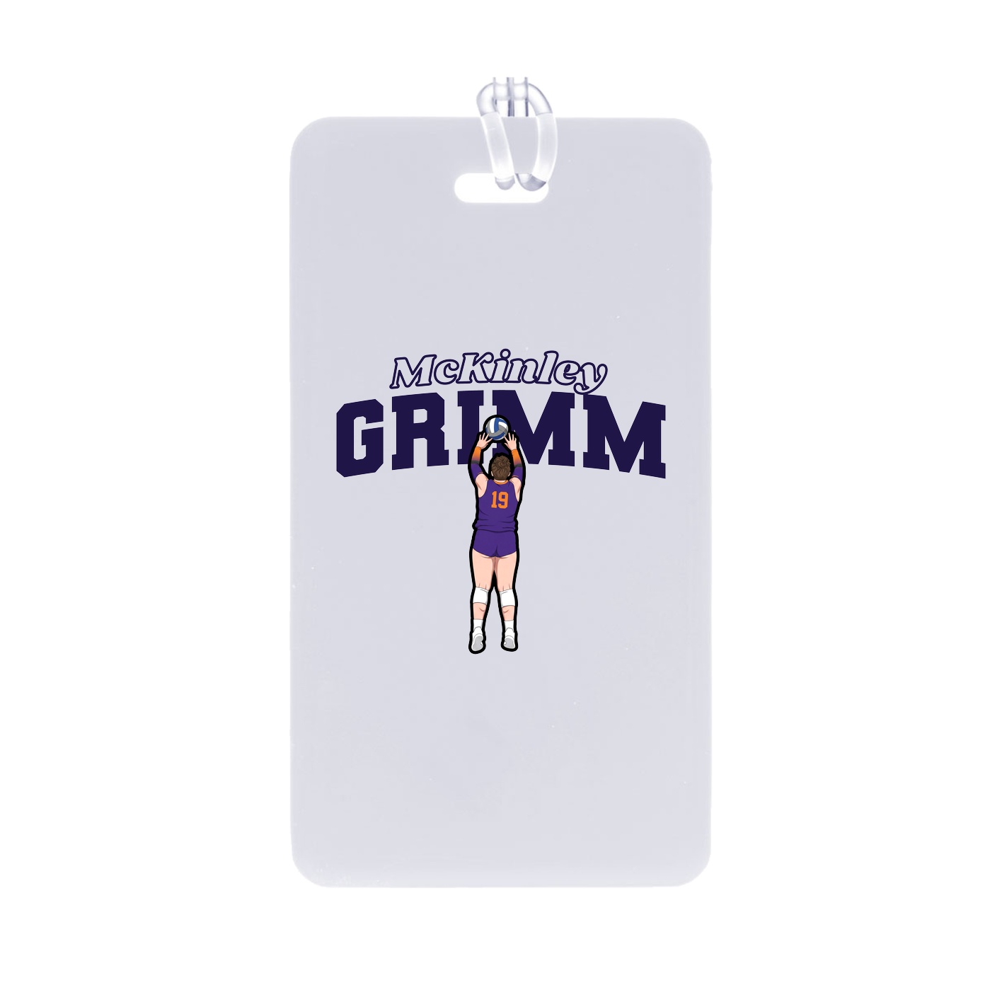 Bag Tag — Name Arch in Classic