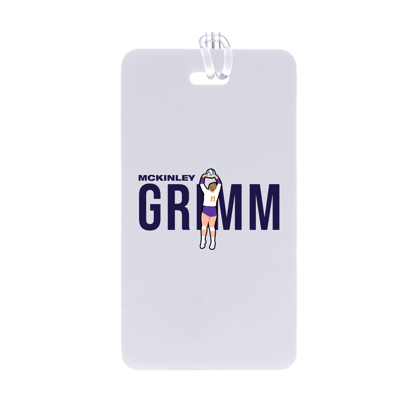 Bag Tag — Player Name in Classic