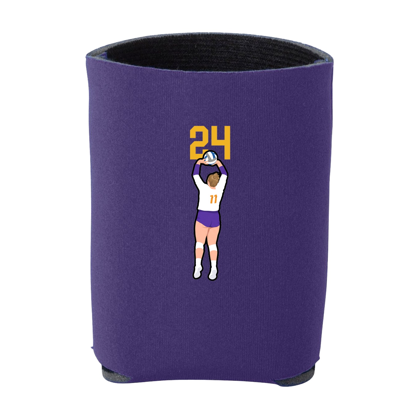 Can Holder — Number Top in Purple