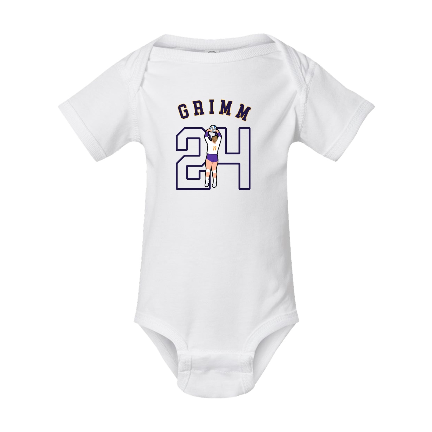 Baby Onesie — Shirsey Arch in White