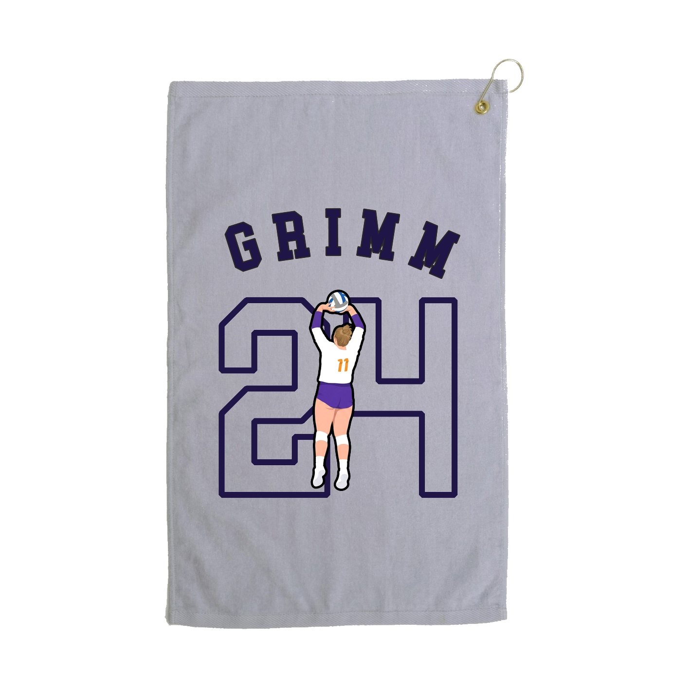 Golf Towel — Shirsey Arch in Grey