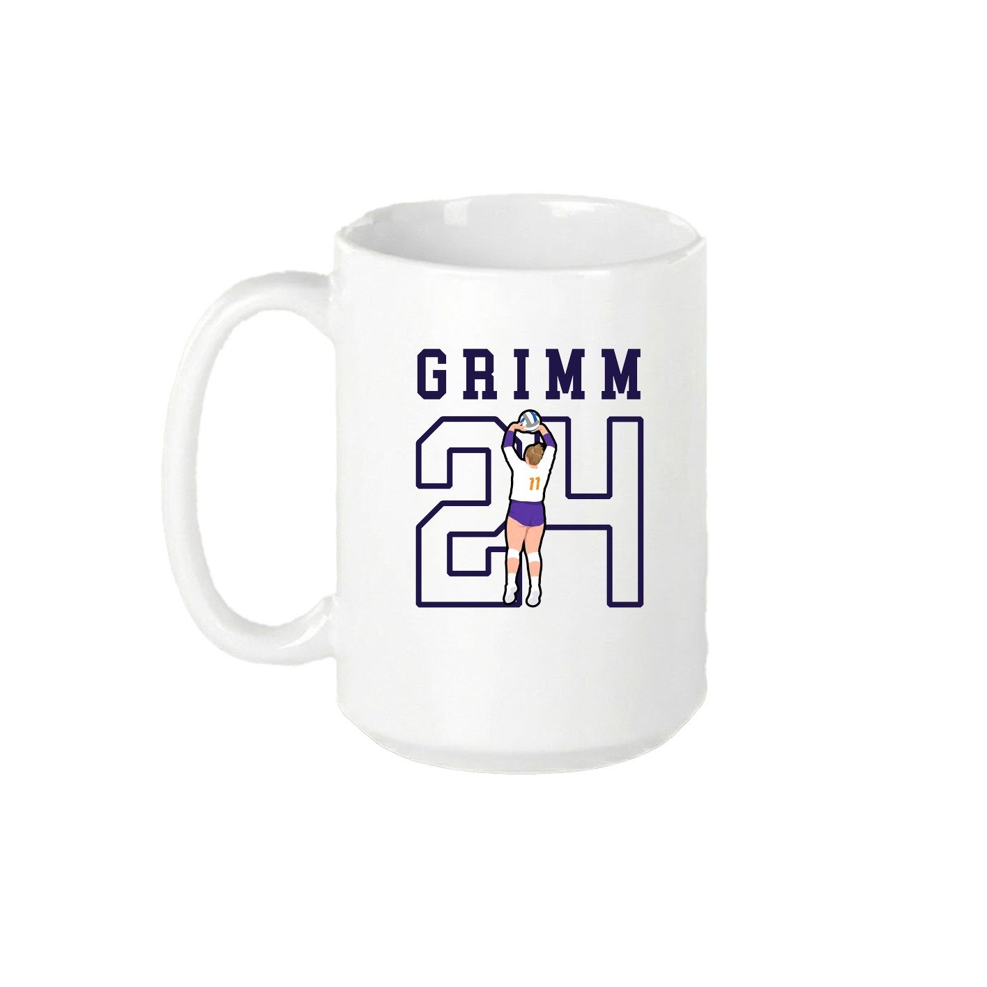 15oz Coffee Mug — Shirsey in White