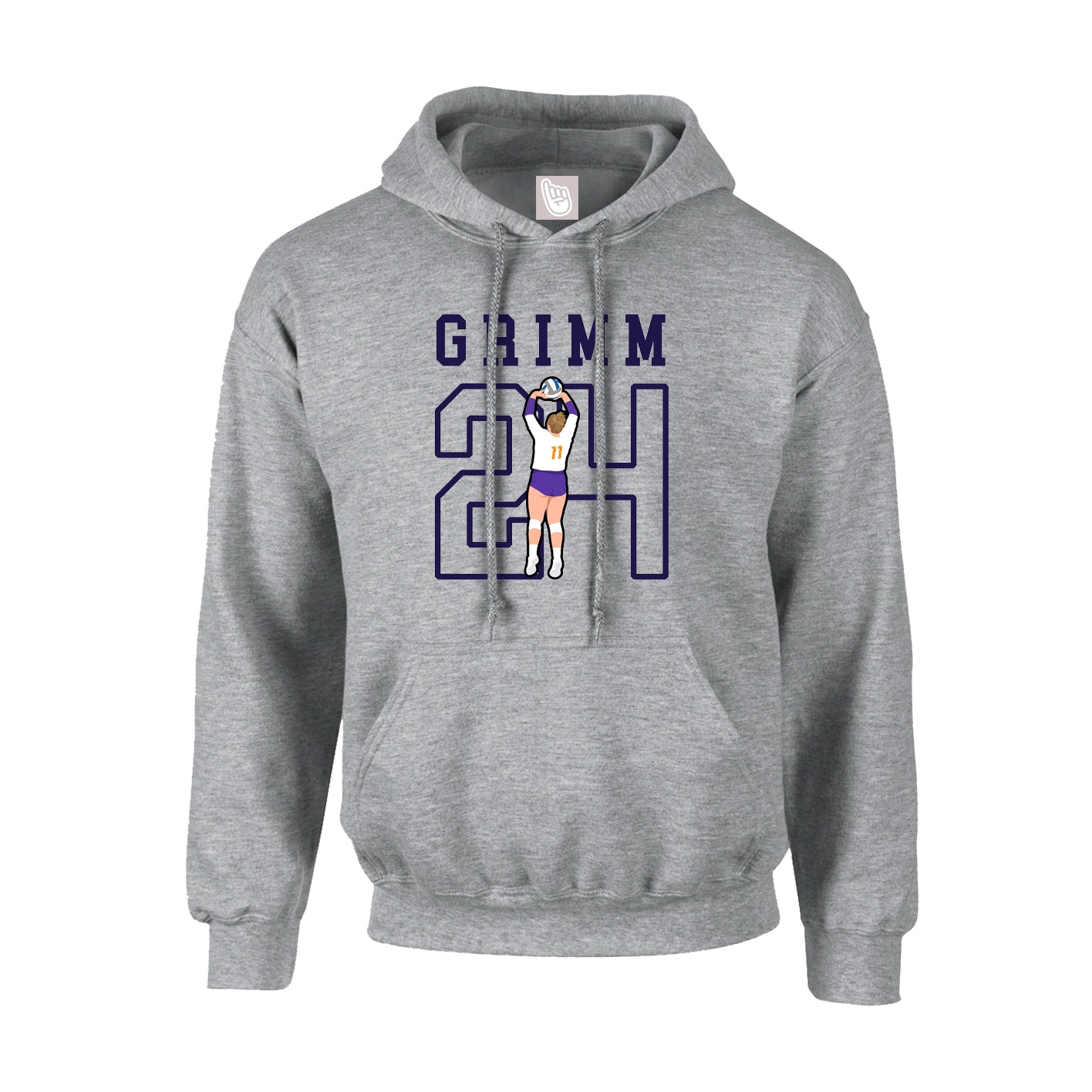 Hoodie — Shirsey in Grey