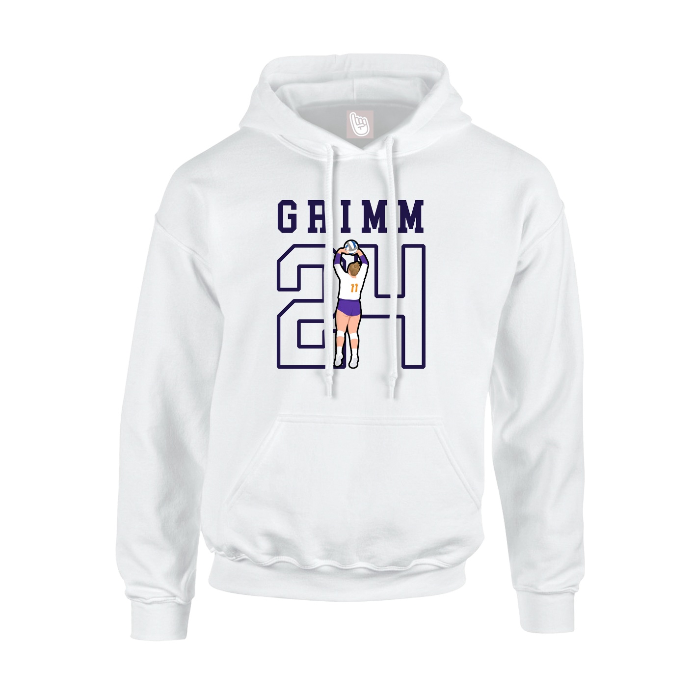 Youth Hoodie — Shirsey in White