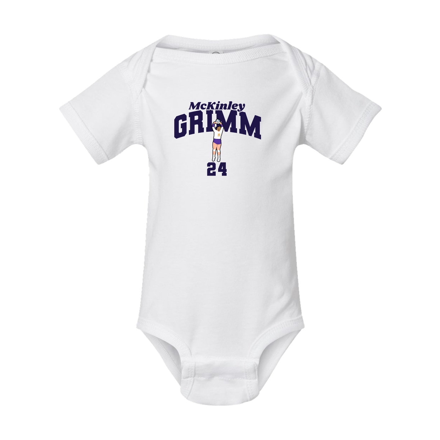 Baby Onesie — Signature Arch in White