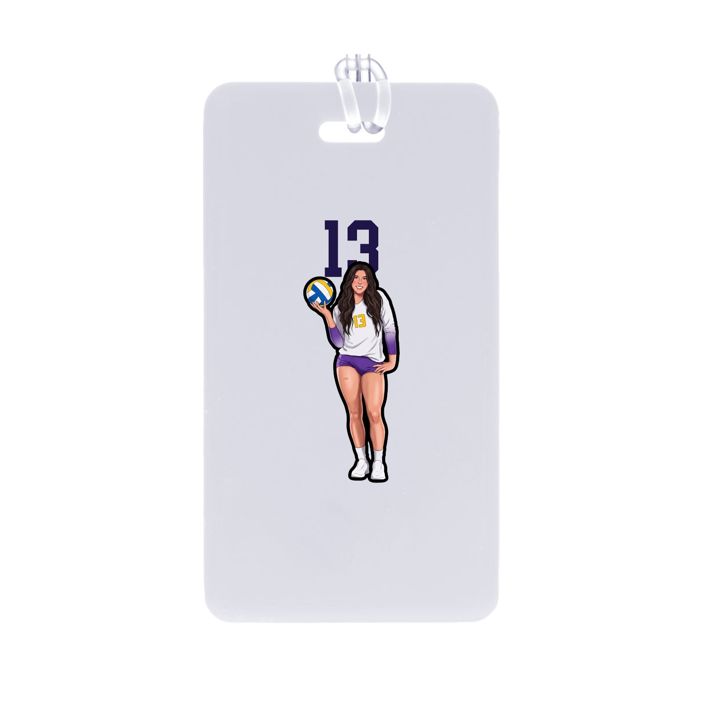 Bag Tag — Number Top in Classic