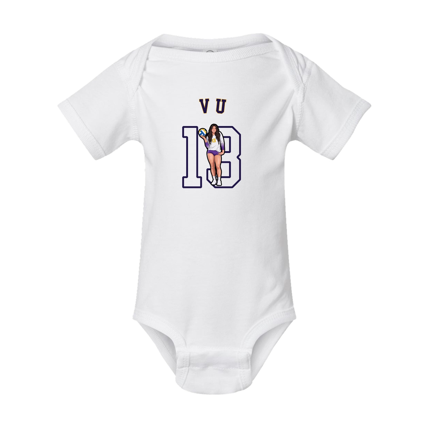 Baby Onesie — Shirsey Arch in White