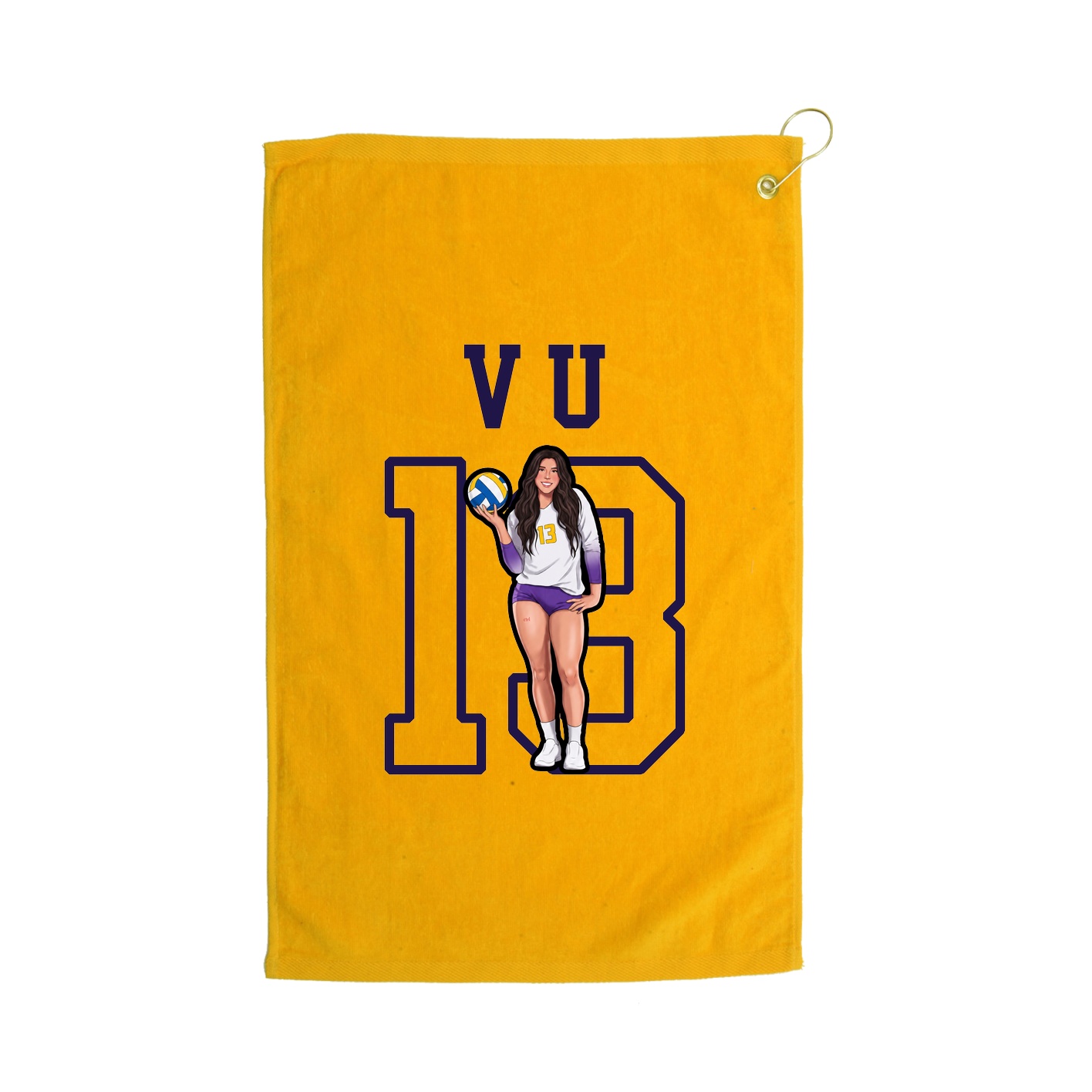 Golf Towel — Shirsey in Gold