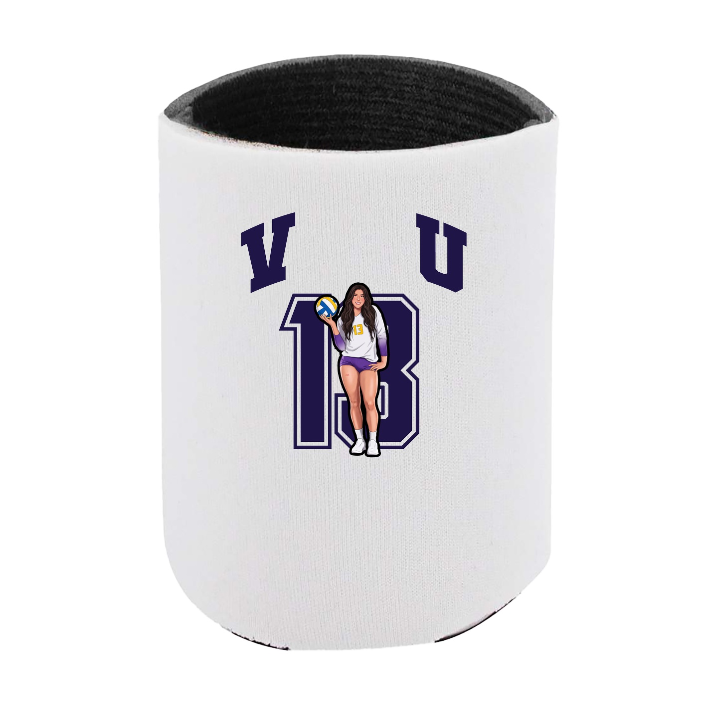 Can Holder — Number in White