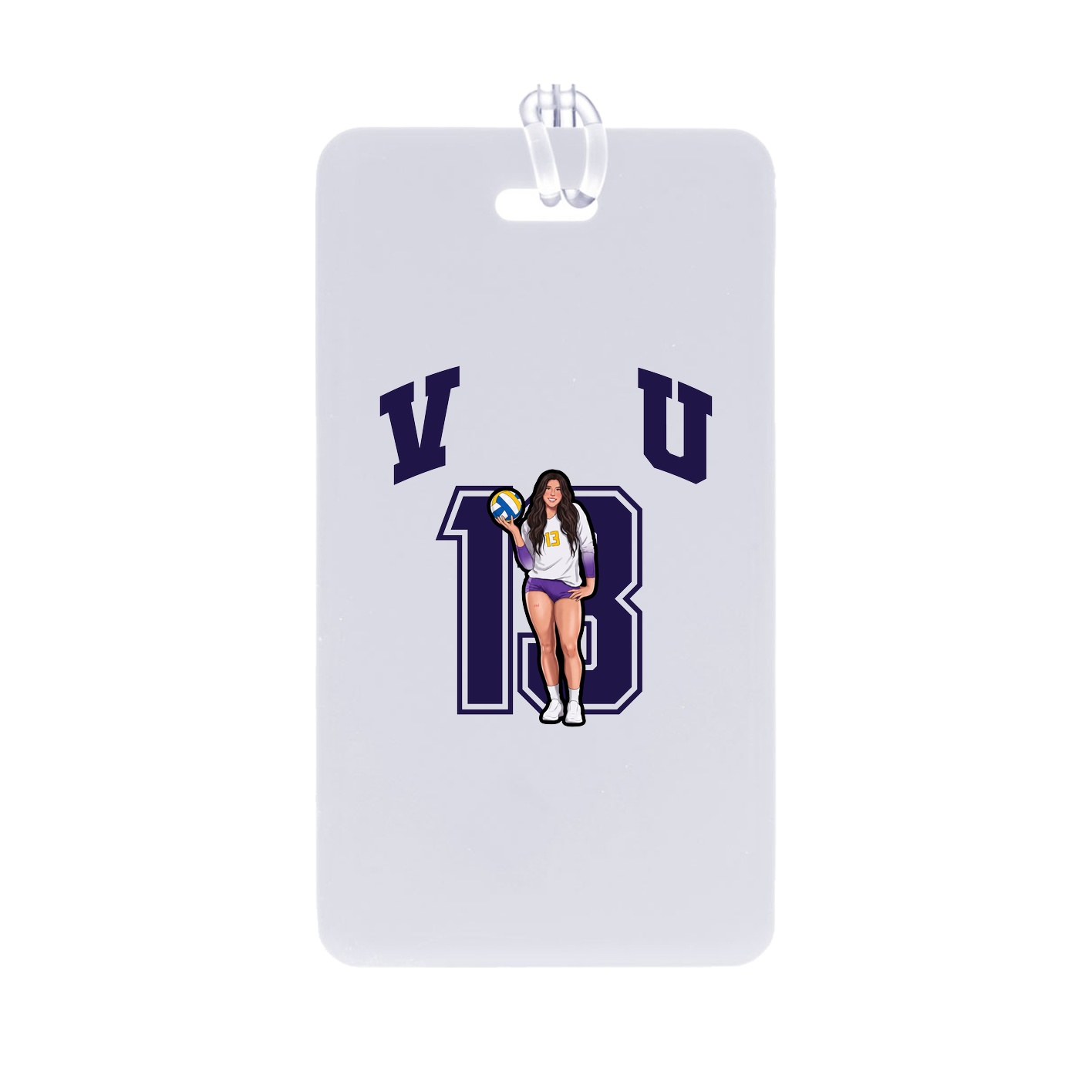 Bag Tag — Number in Classic
