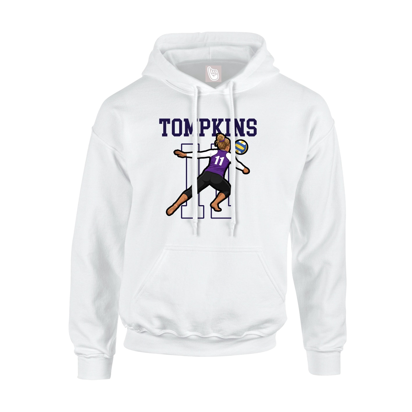 Youth Hoodie — Shirsey in White