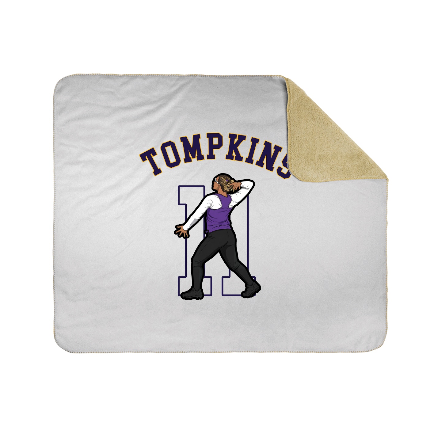 Throw Blanket — Shirsey Arch in White