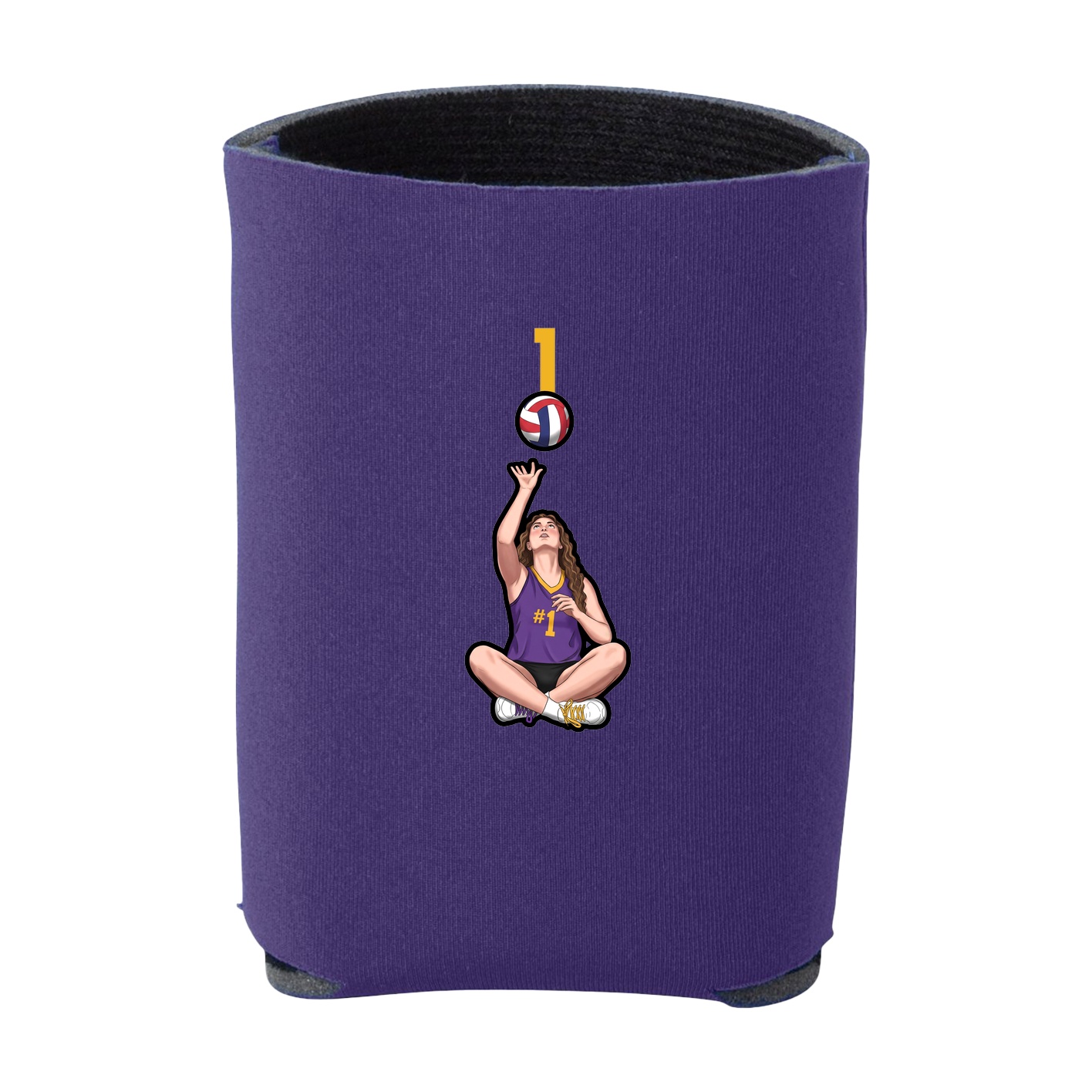 Can Holder — Number Top in Purple