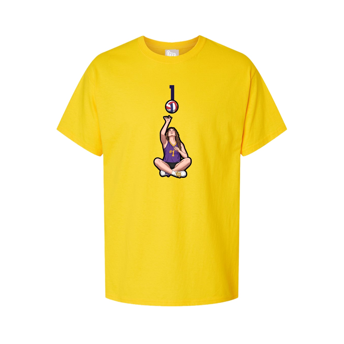 Tee — Number Top in Gold