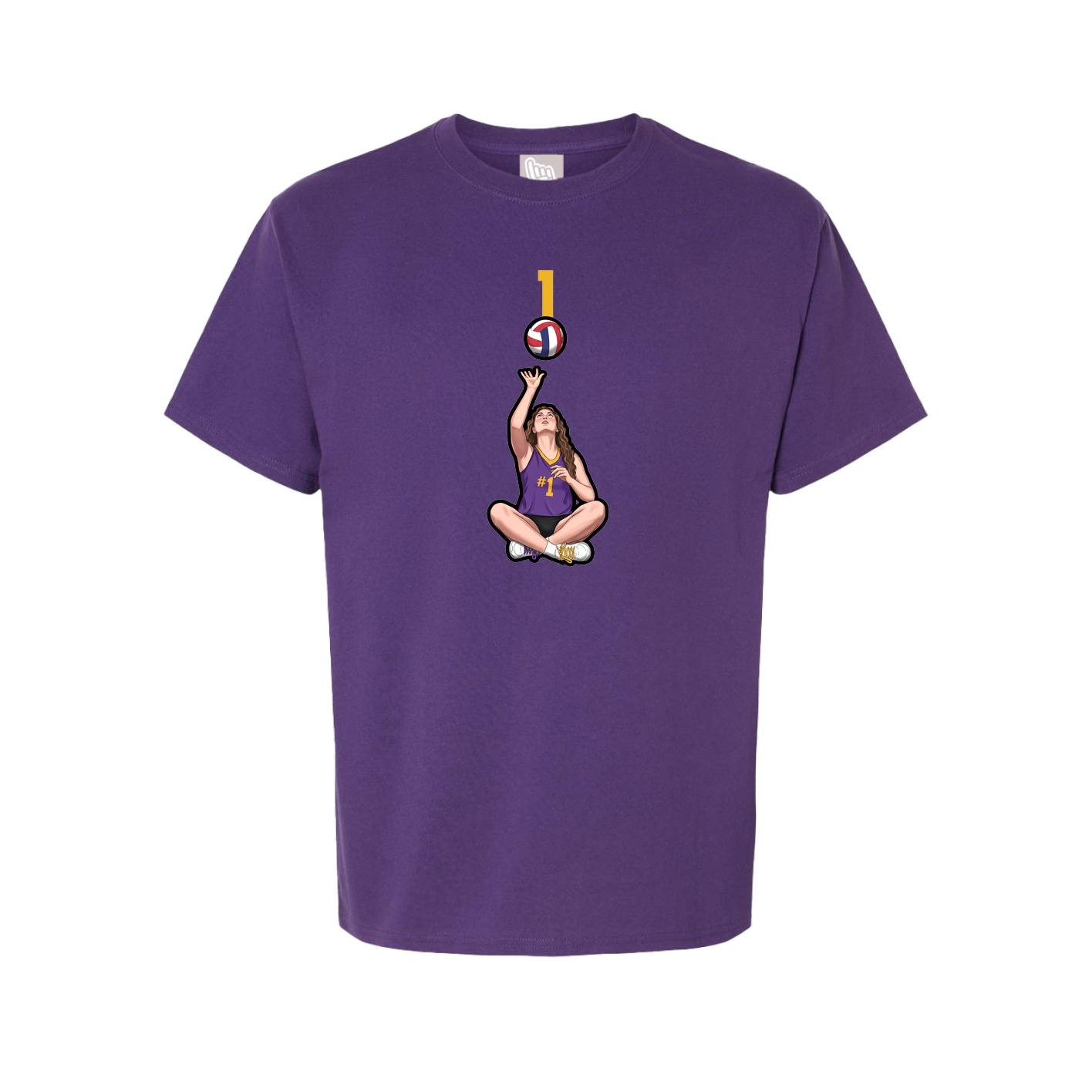 Tee — Number Top in Purple
