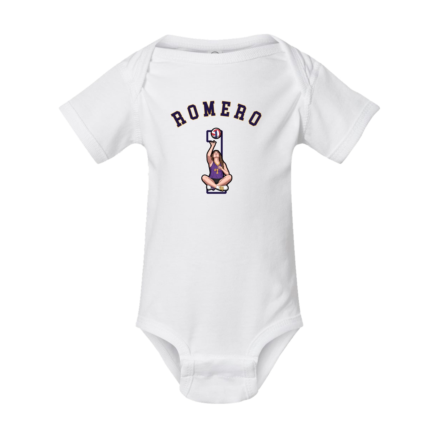 Baby Onesie — Shirsey Arch in White