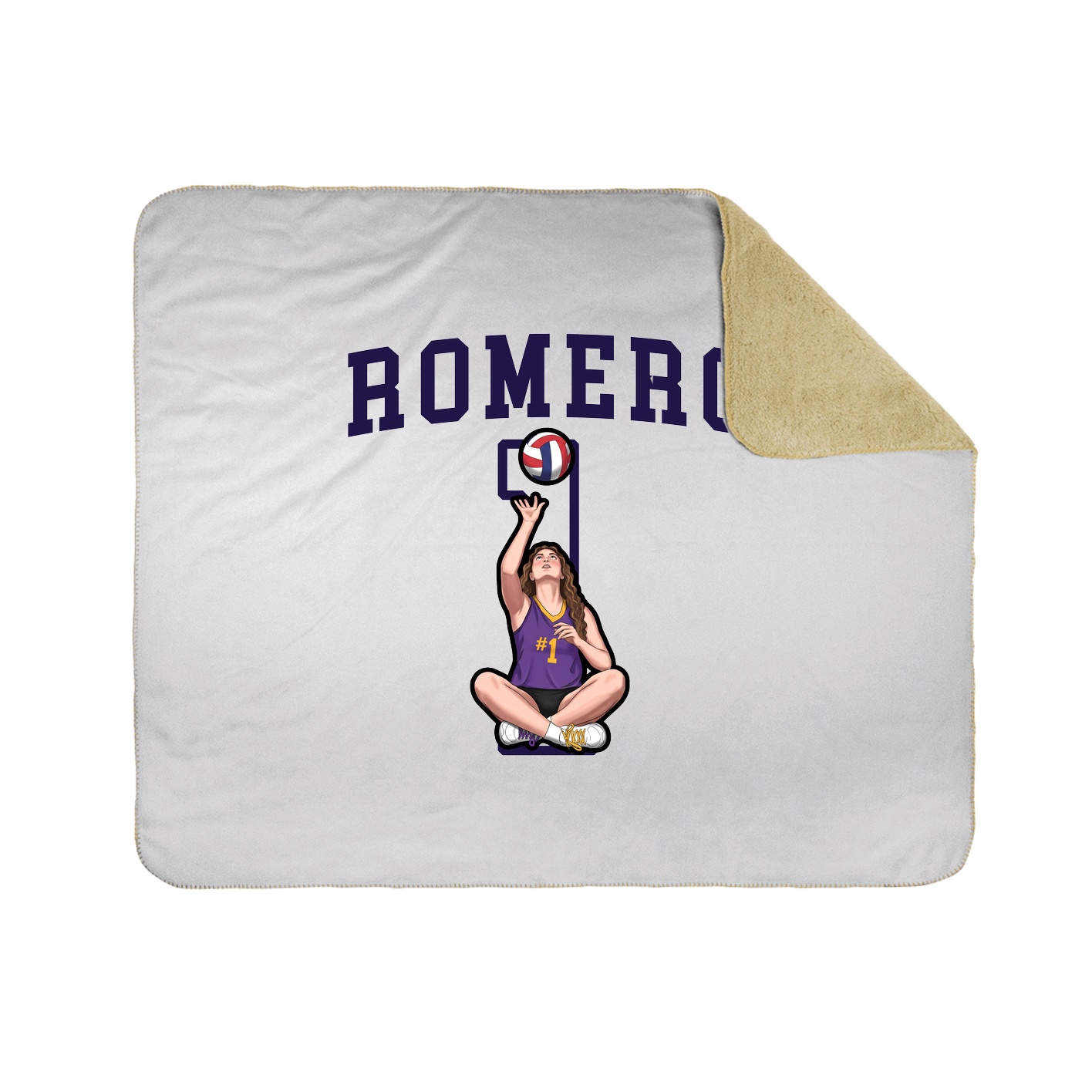 Throw Blanket — Shirsey in White
