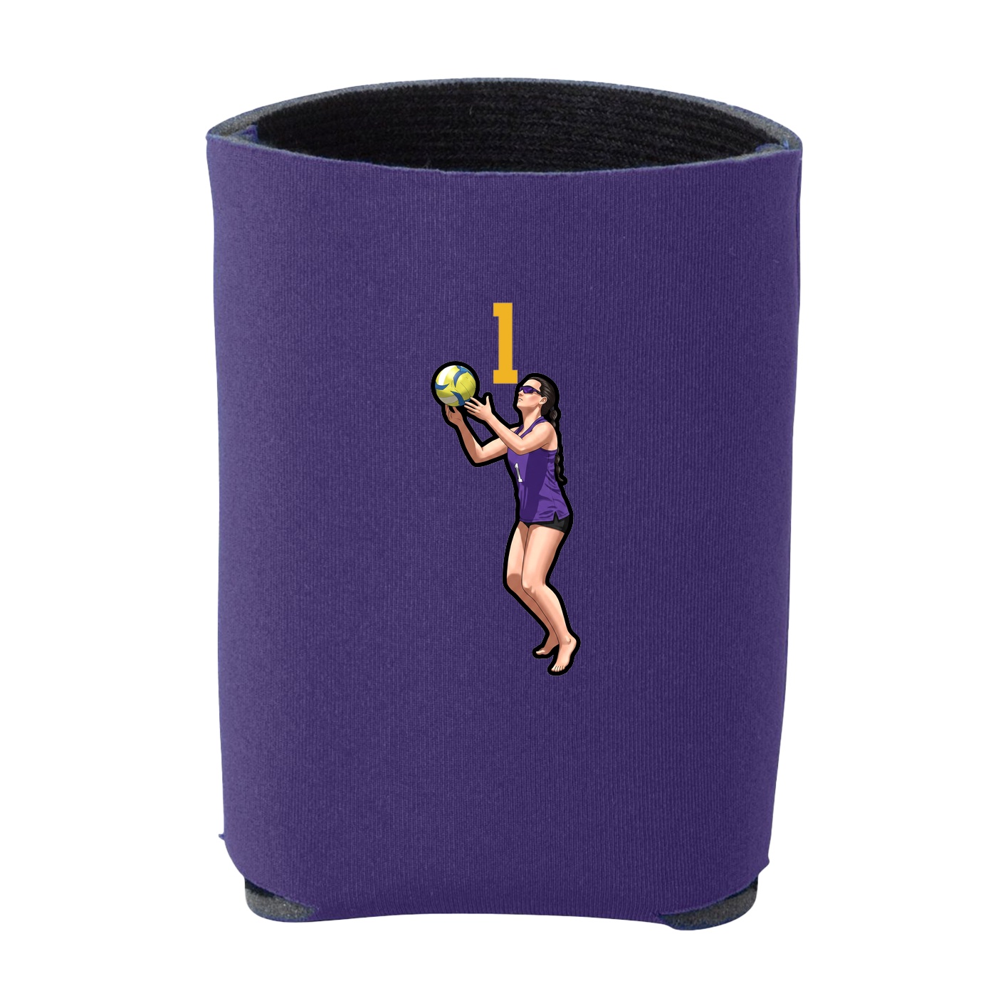 Can Holder — Number Top in Purple