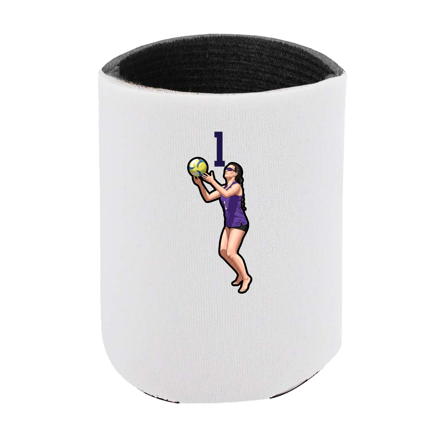 Can Holder — Number Top in White