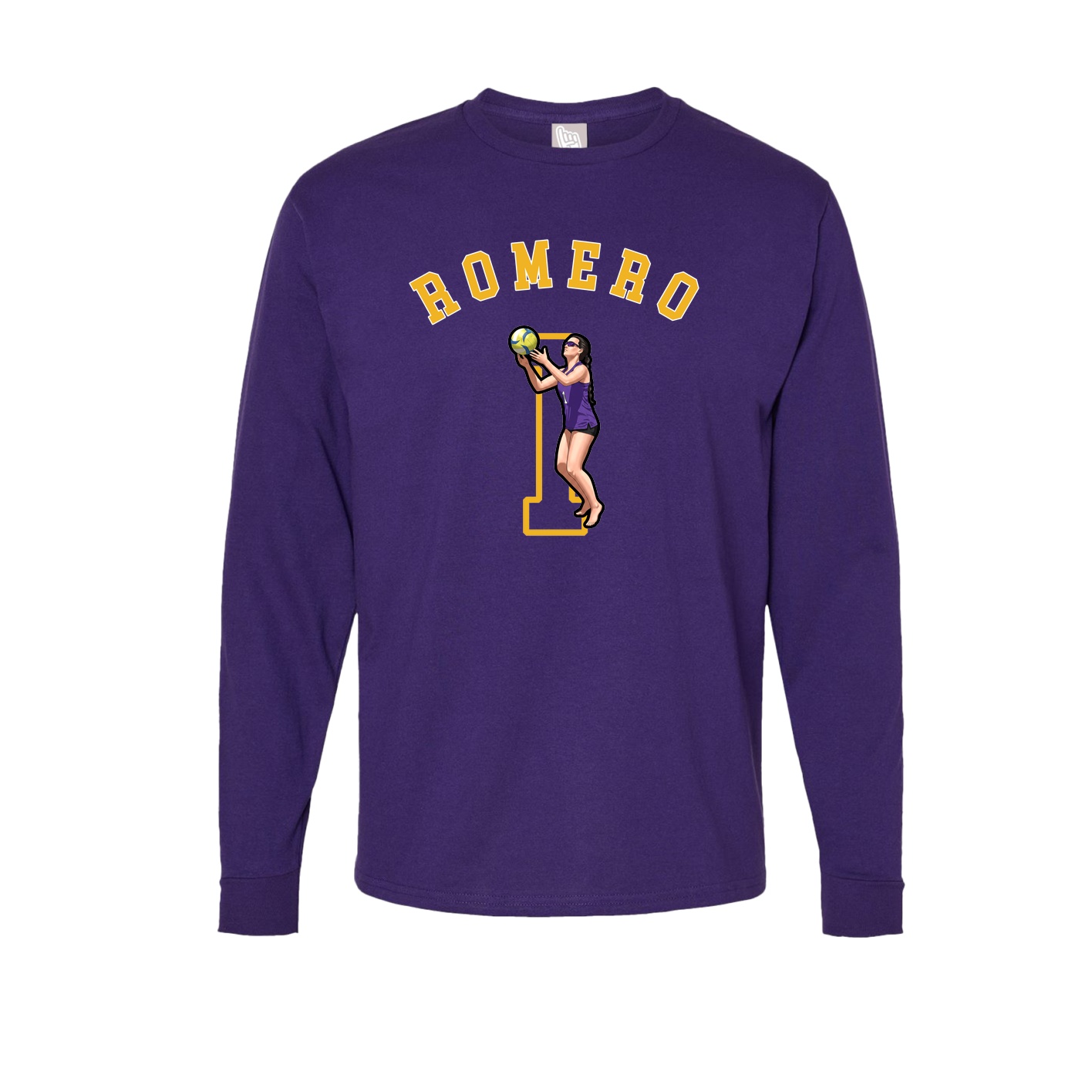 Long Sleeve Tee — Shirsey Arch in Purple