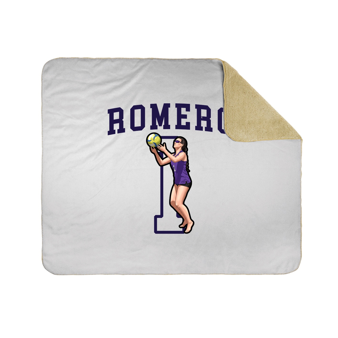Throw Blanket — Shirsey in White