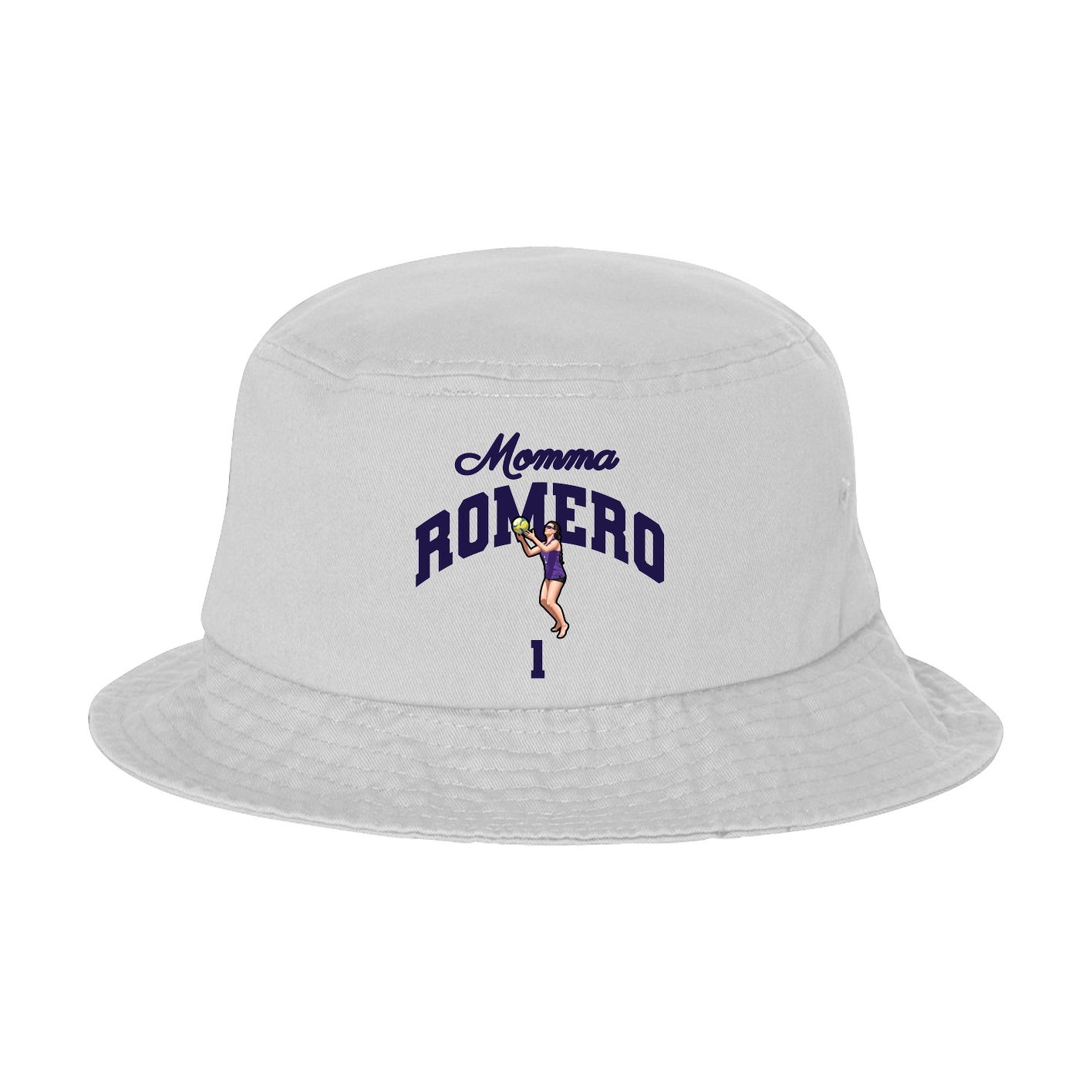 Bucket Cap — Mothers Day Arch in White