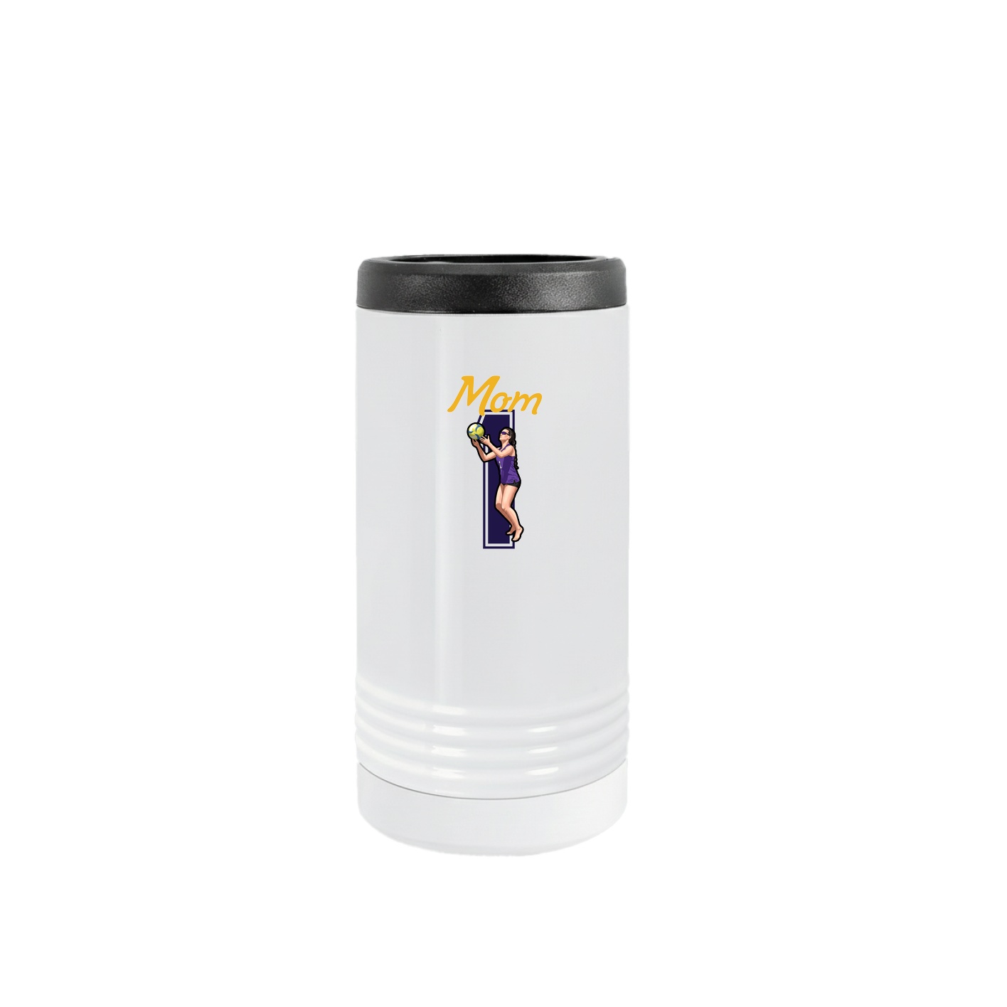 Slim Beverage Holder — Mothers Day Shirsey in White