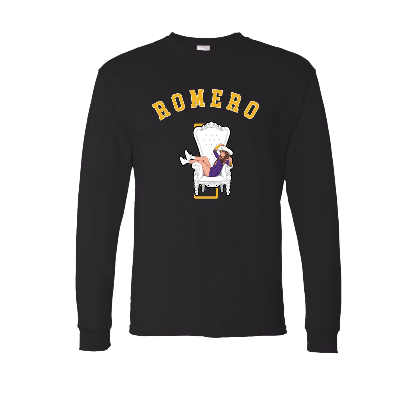 Long Sleeve Tee — Shirsey Arch in Black