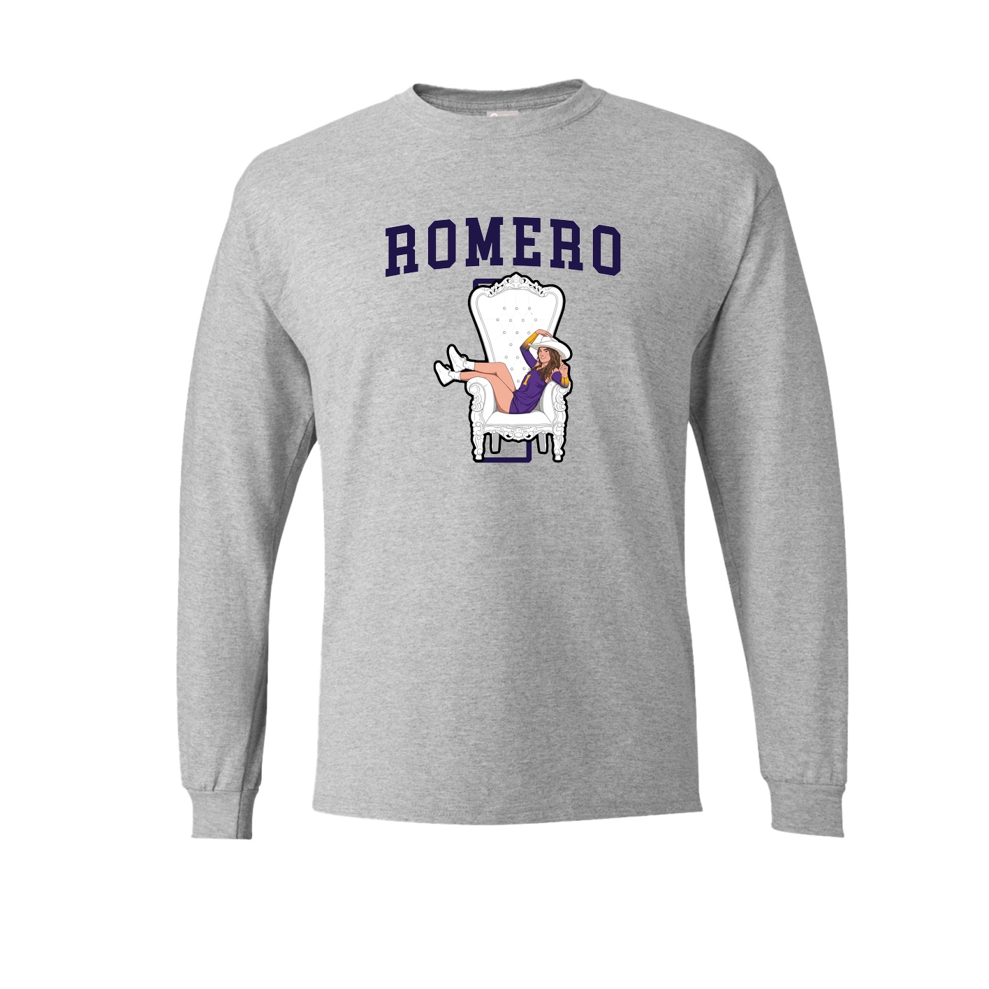 Long Sleeve Tee — Shirsey in Grey