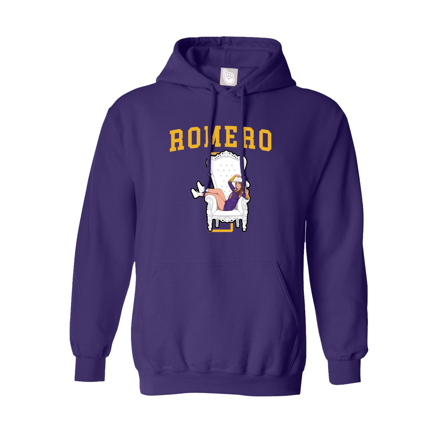 Hoodie — Shirsey in Purple