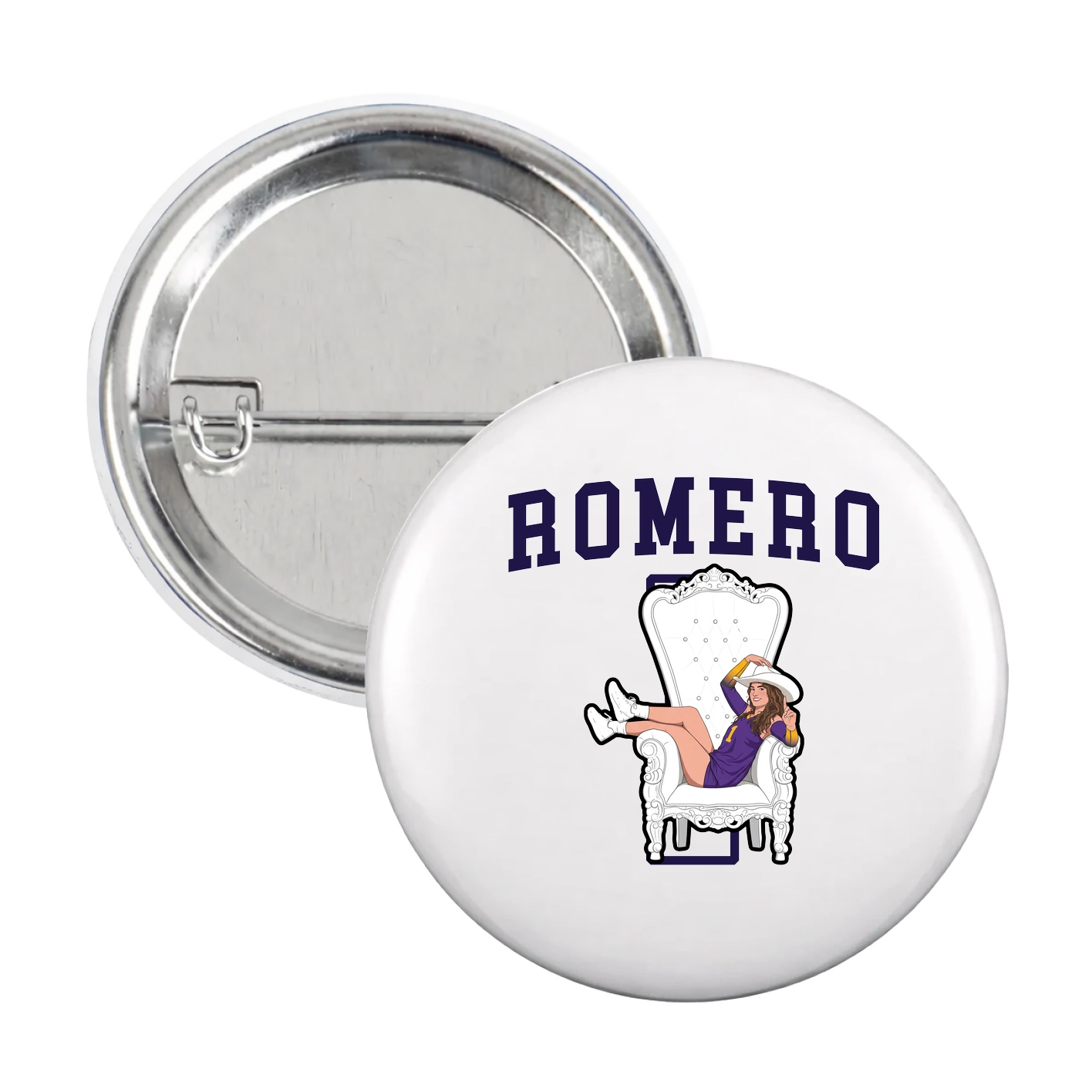 Game Day Button — Shirsey in White