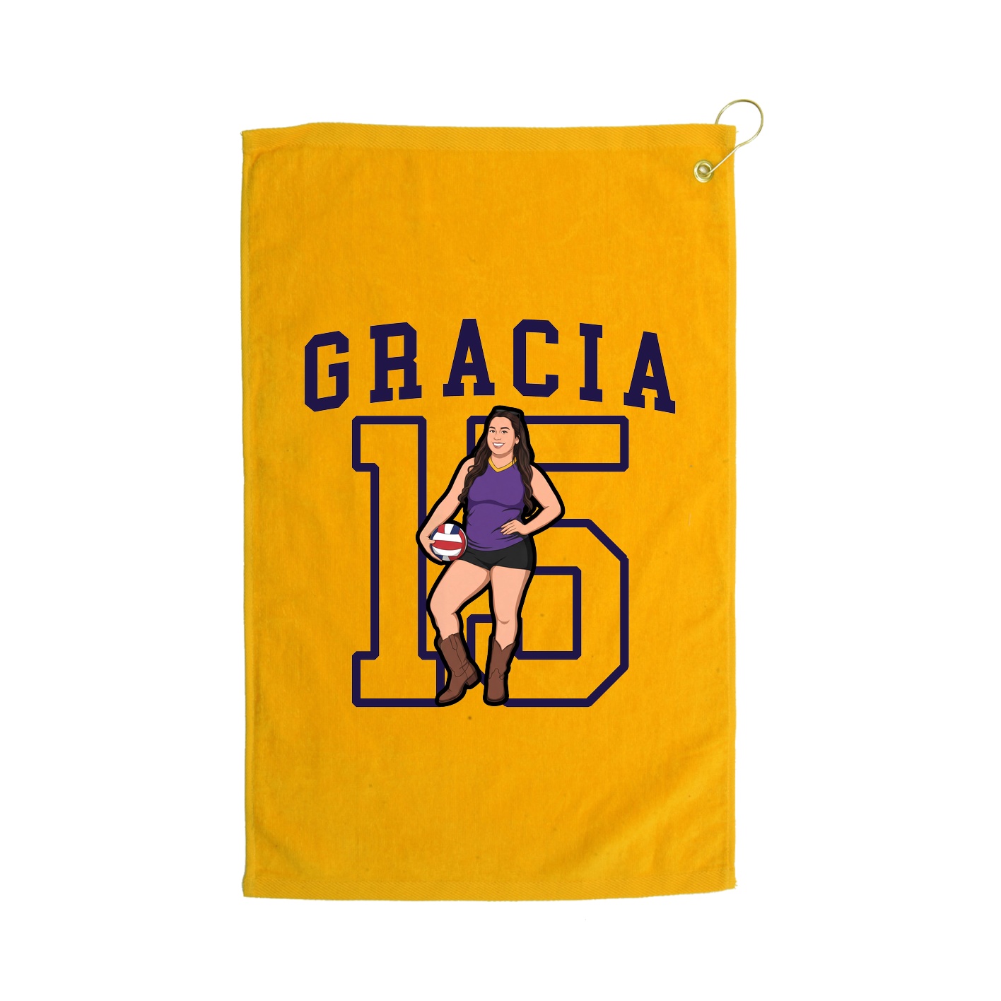 Golf Towel — Shirsey in Gold