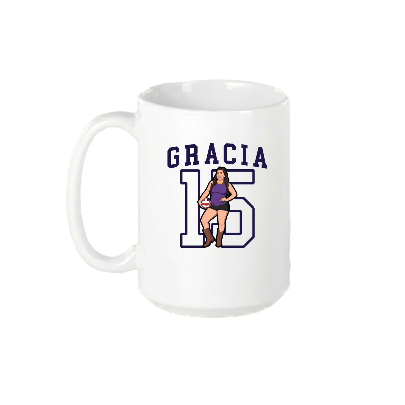 15oz Coffee Mug — Shirsey in White