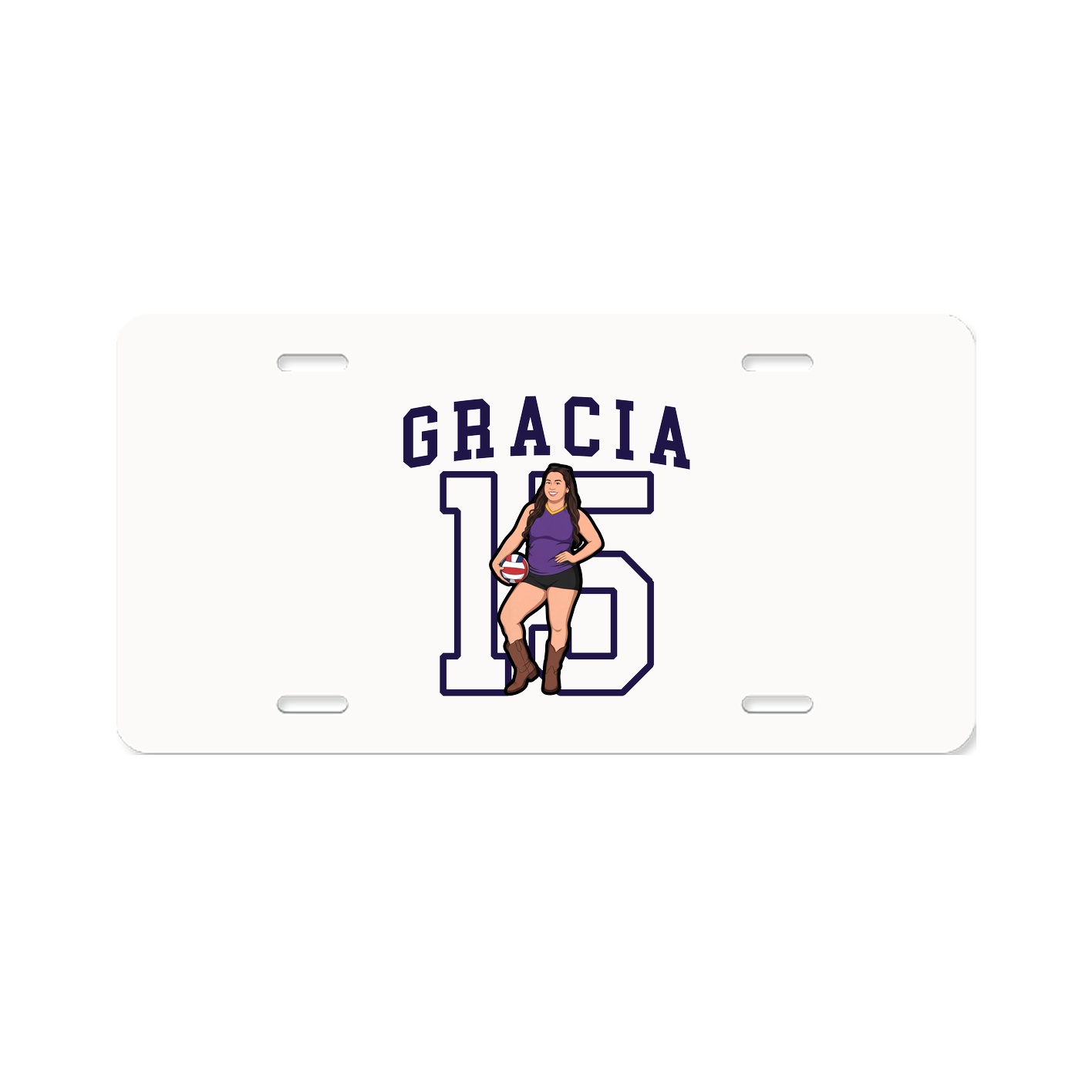 License Plate — Shirsey in Classic