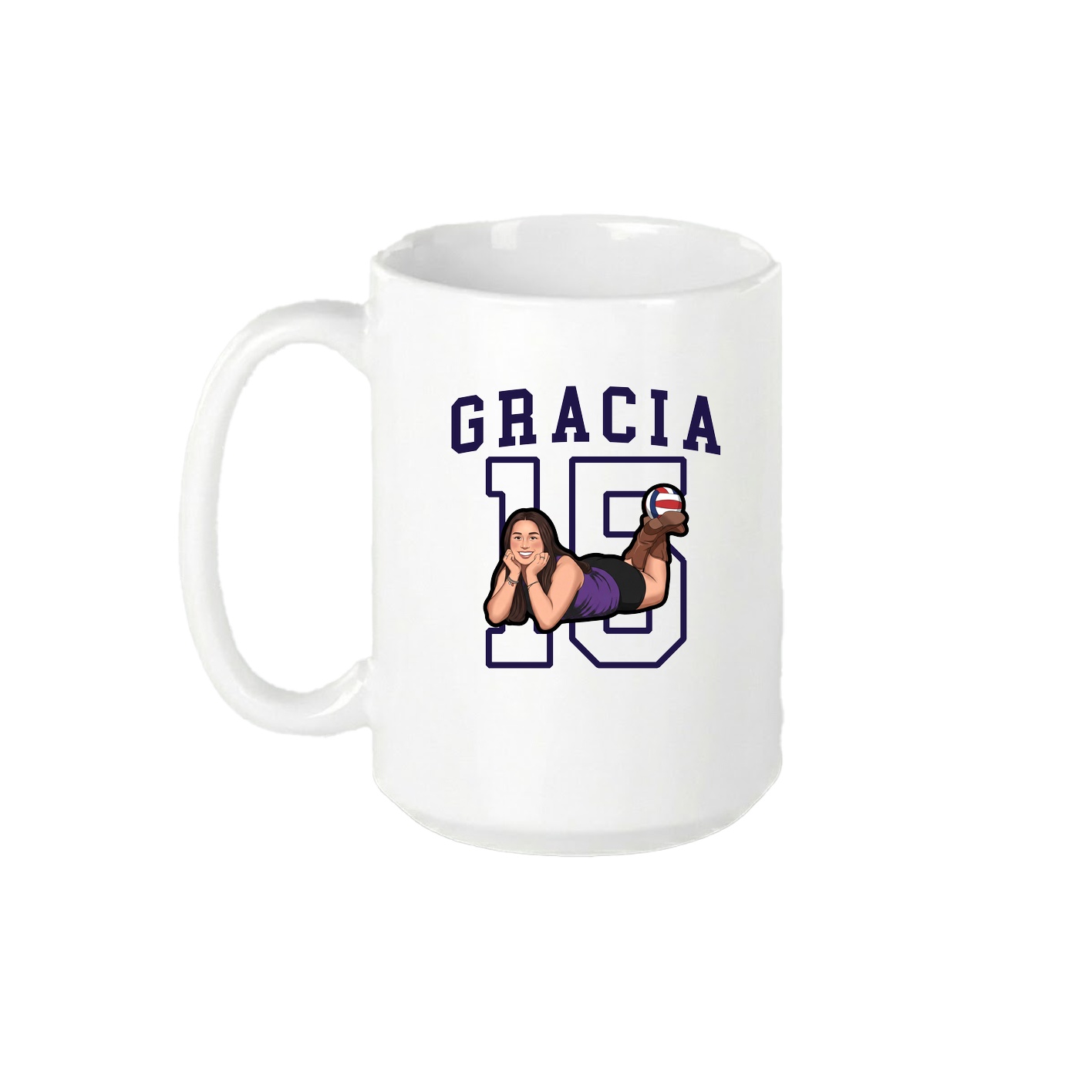 15oz Coffee Mug — Shirsey in White