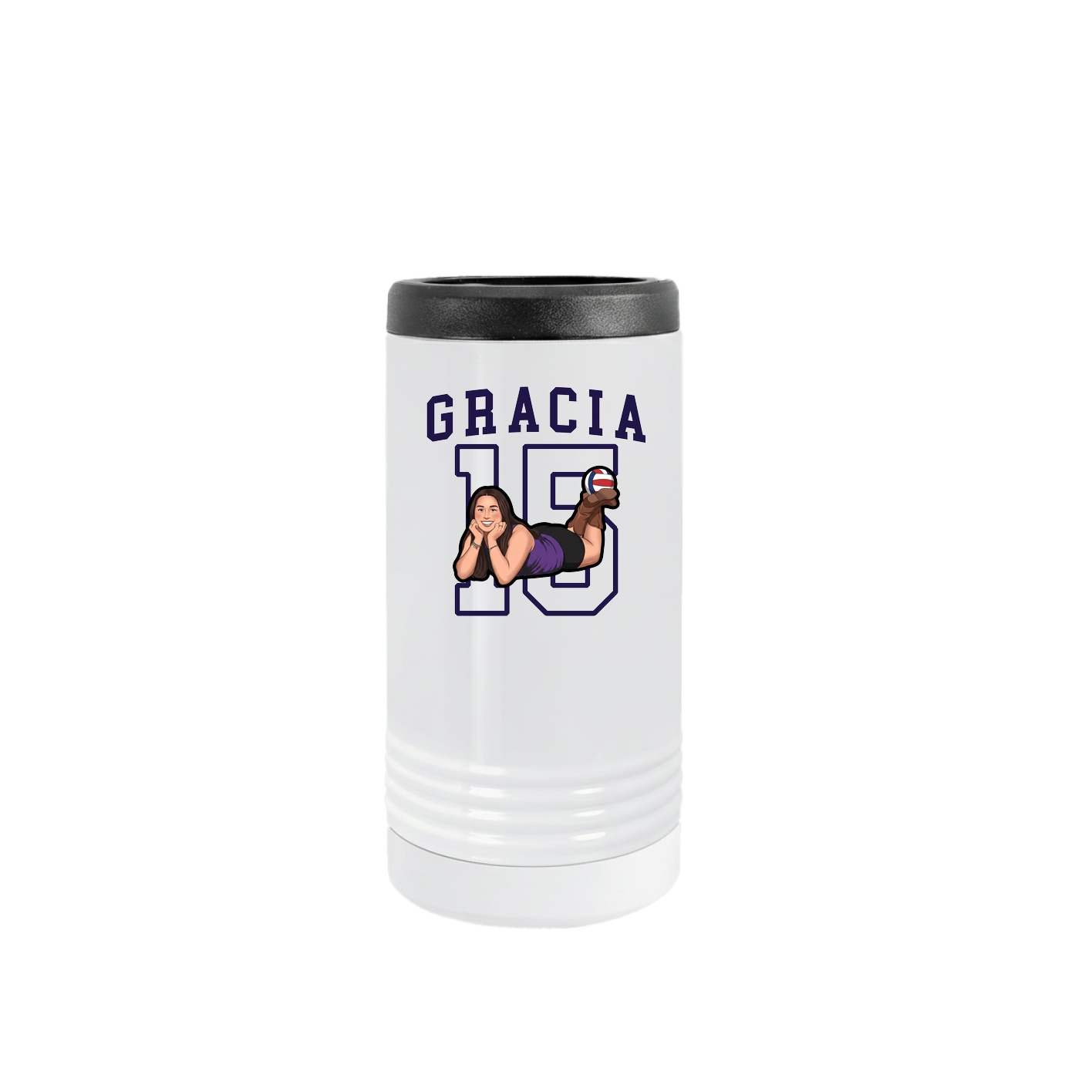 Slim Beverage Holder — Shirsey in White