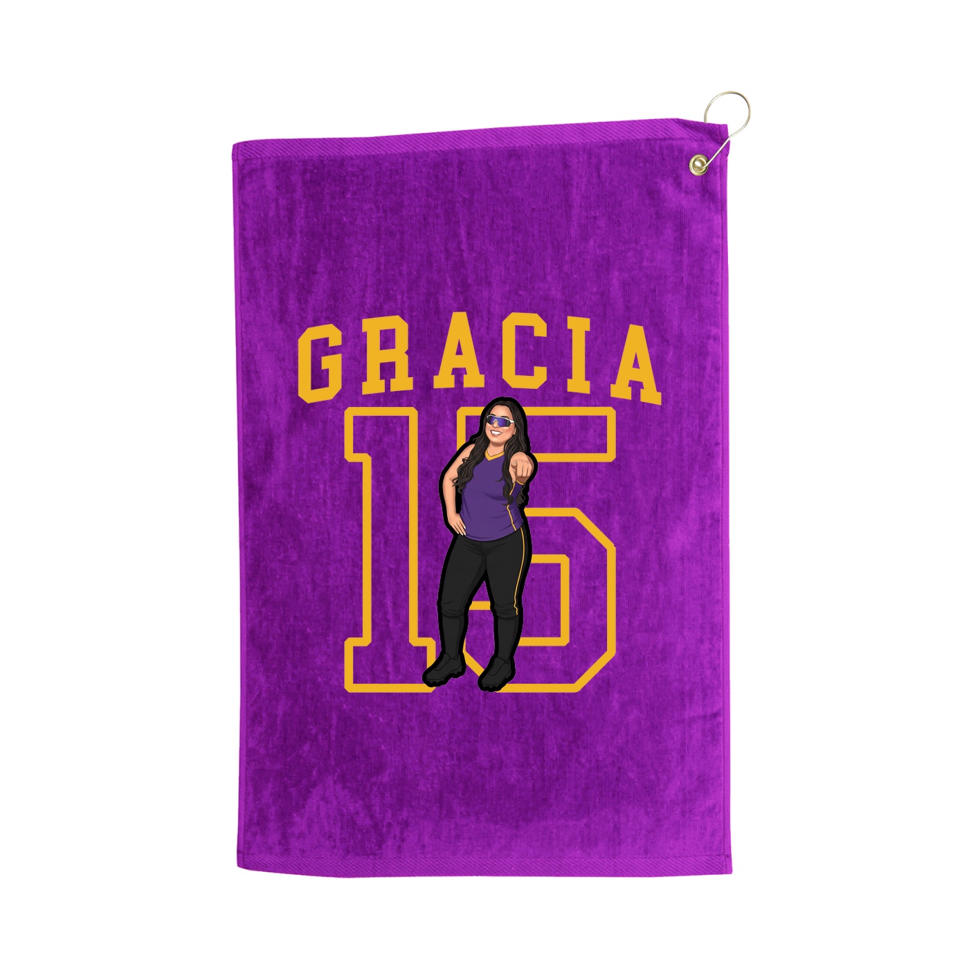 Golf Towel — Shirsey in Purple