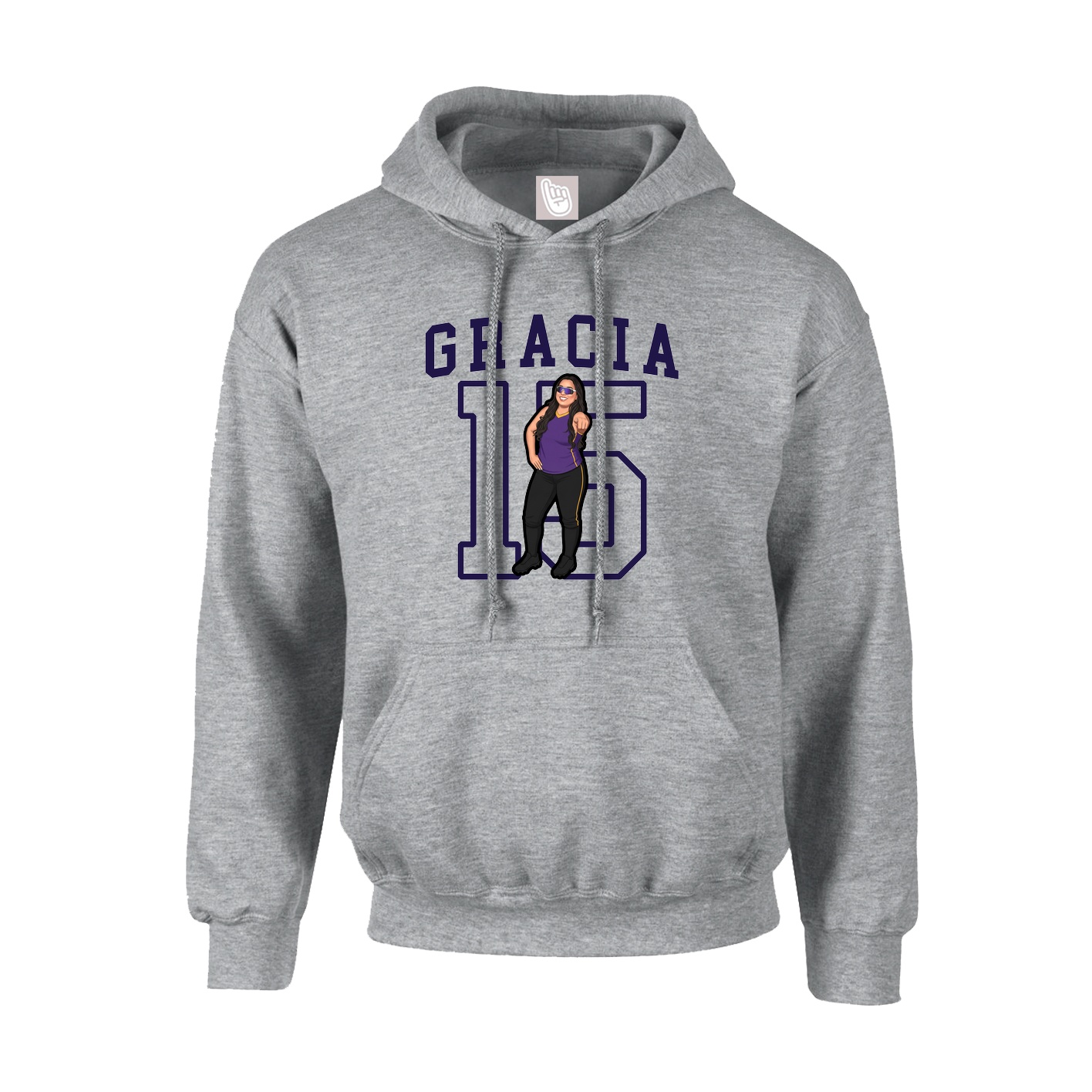Youth Hoodie — Shirsey in Grey