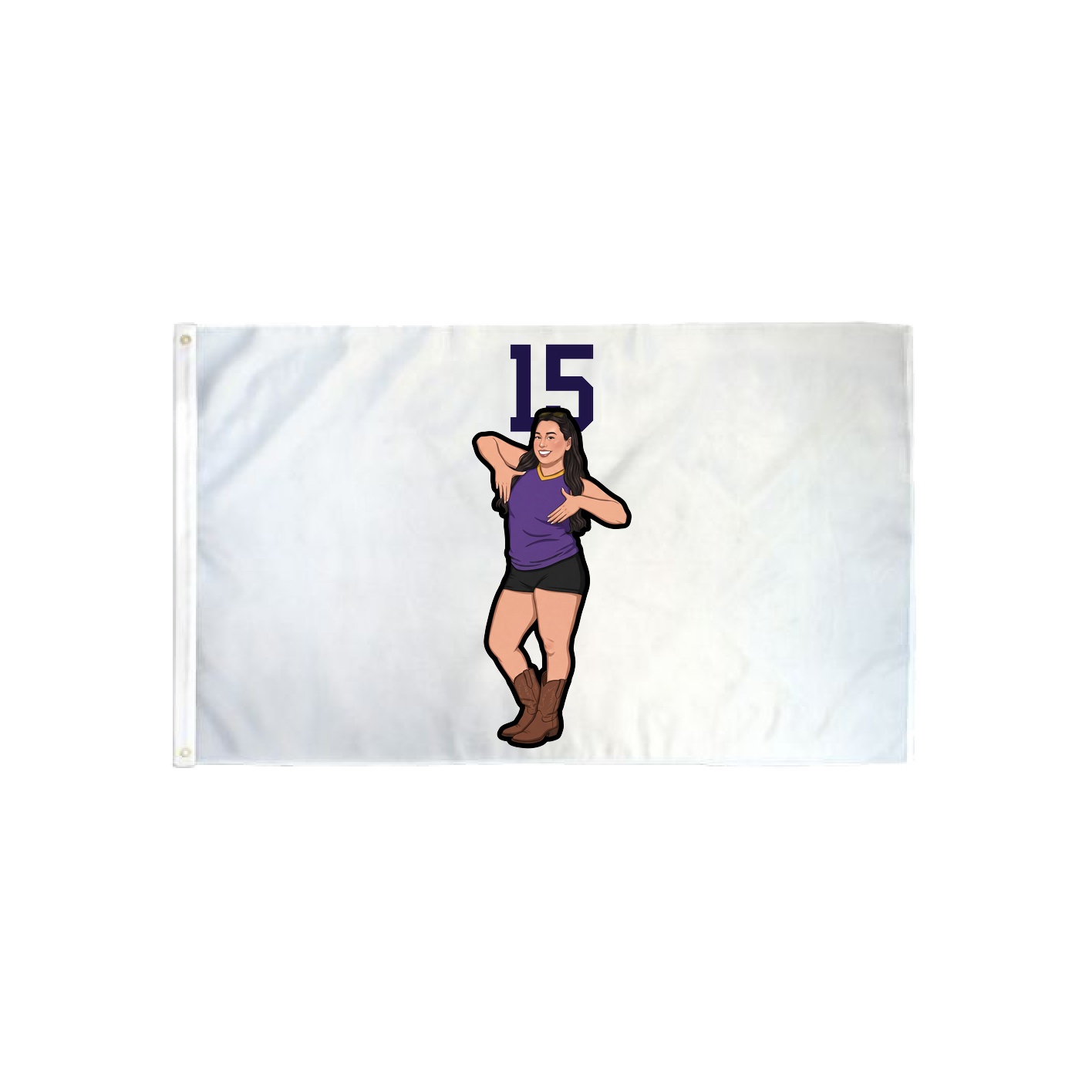 3x5 Flag — Number Top in Classic