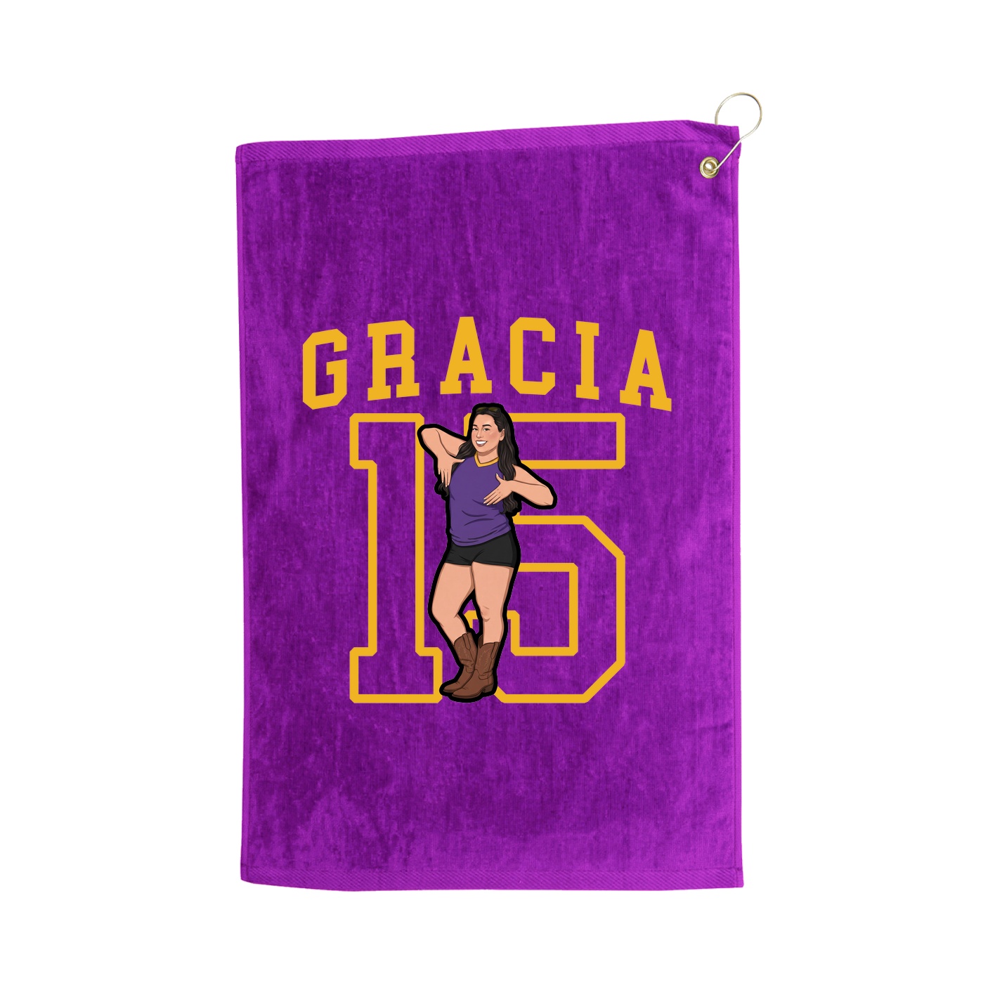 Golf Towel — Shirsey in Purple