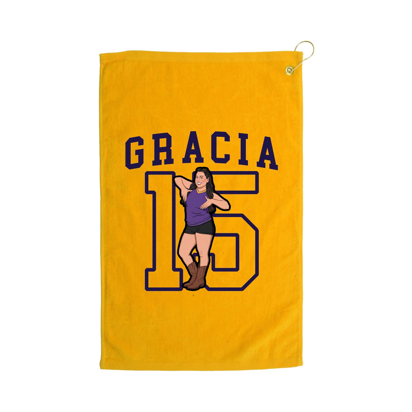 Terry Velour Golf Towel