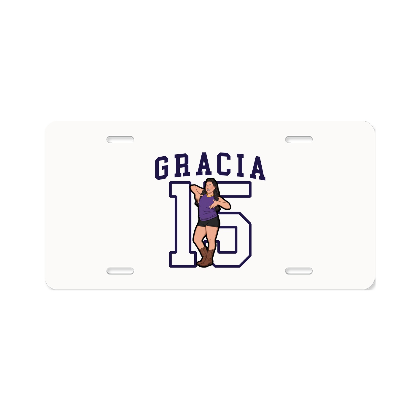 License Plate — Shirsey in Classic